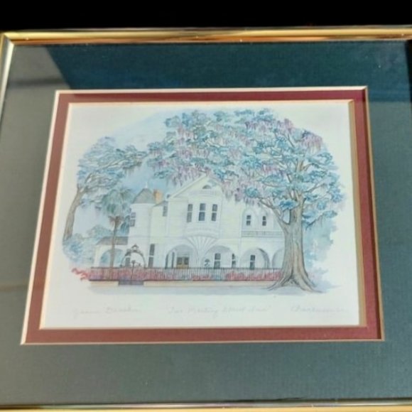 Two Meeting Street Inn watercolor by Jeanie Drucker - Charleston - Picture 1 of 2